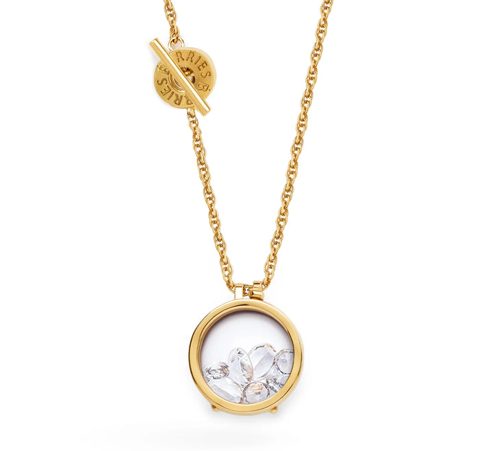 Secrets Clear Twist necklace