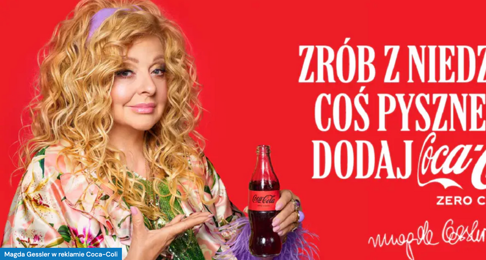 Biżuteria Berries w kampanii Coca-Coli z udziałem Magdy Gessler