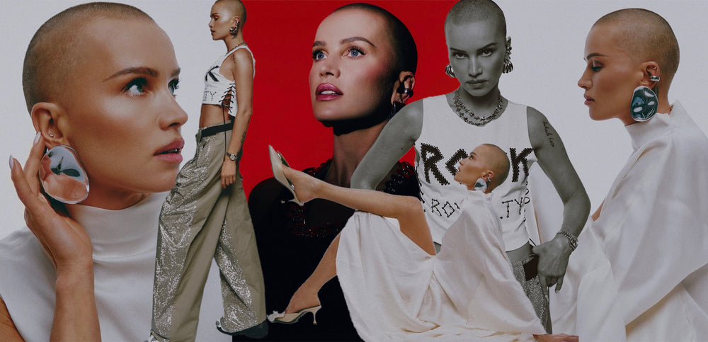 Maffashion w biżuterii Berries w sesji promującej kolekcję Stella McCartney x H&M
