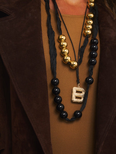 Necklaces with letters