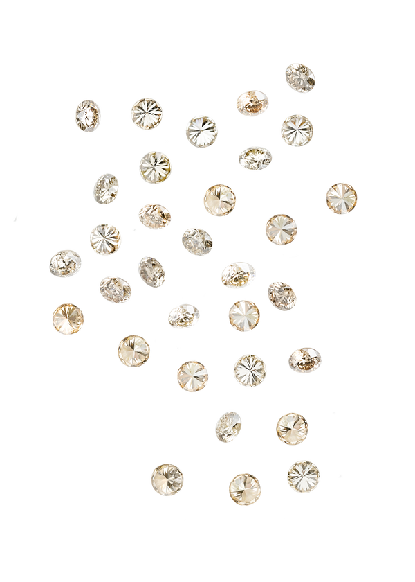 Collier Secrets en or 18 carats avec diamants champagne