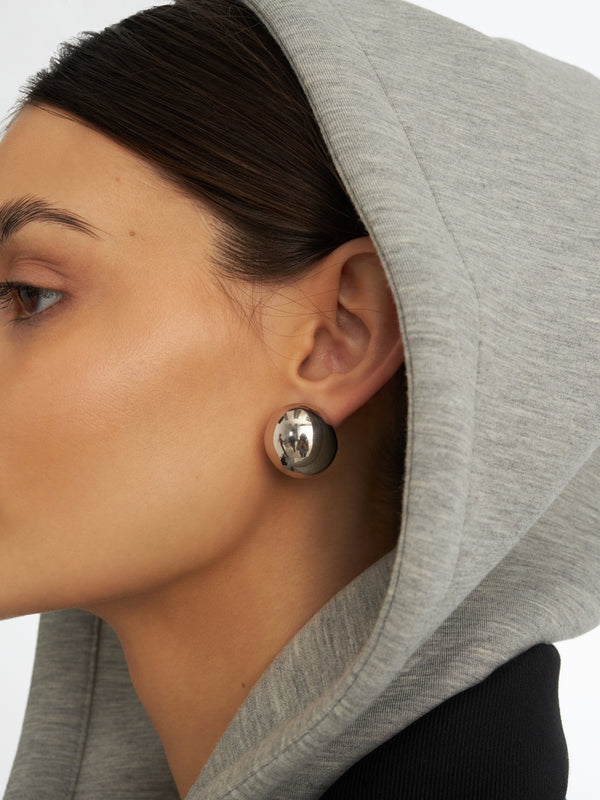 Rond Silver Earrings