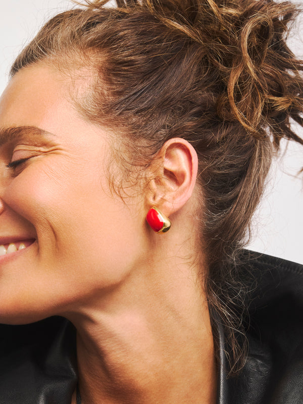 Alexis Red Earrings
