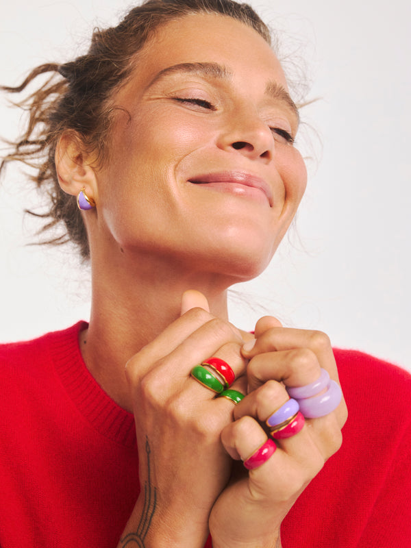 Viva Green Apple Mini Ring