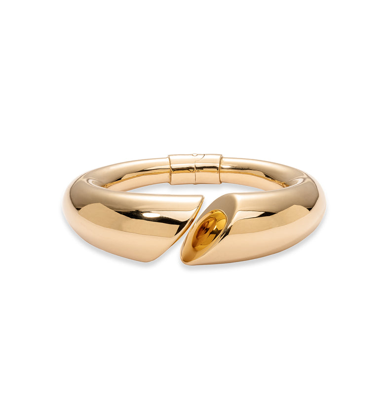  Large gold-plated bracelet  