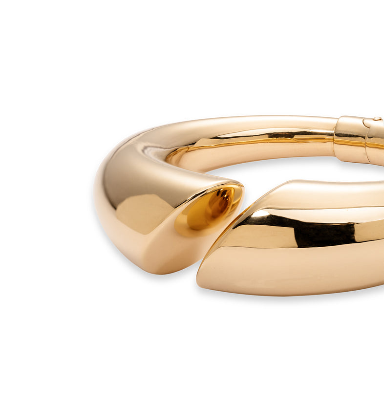  Large gold-plated bracelet  3 