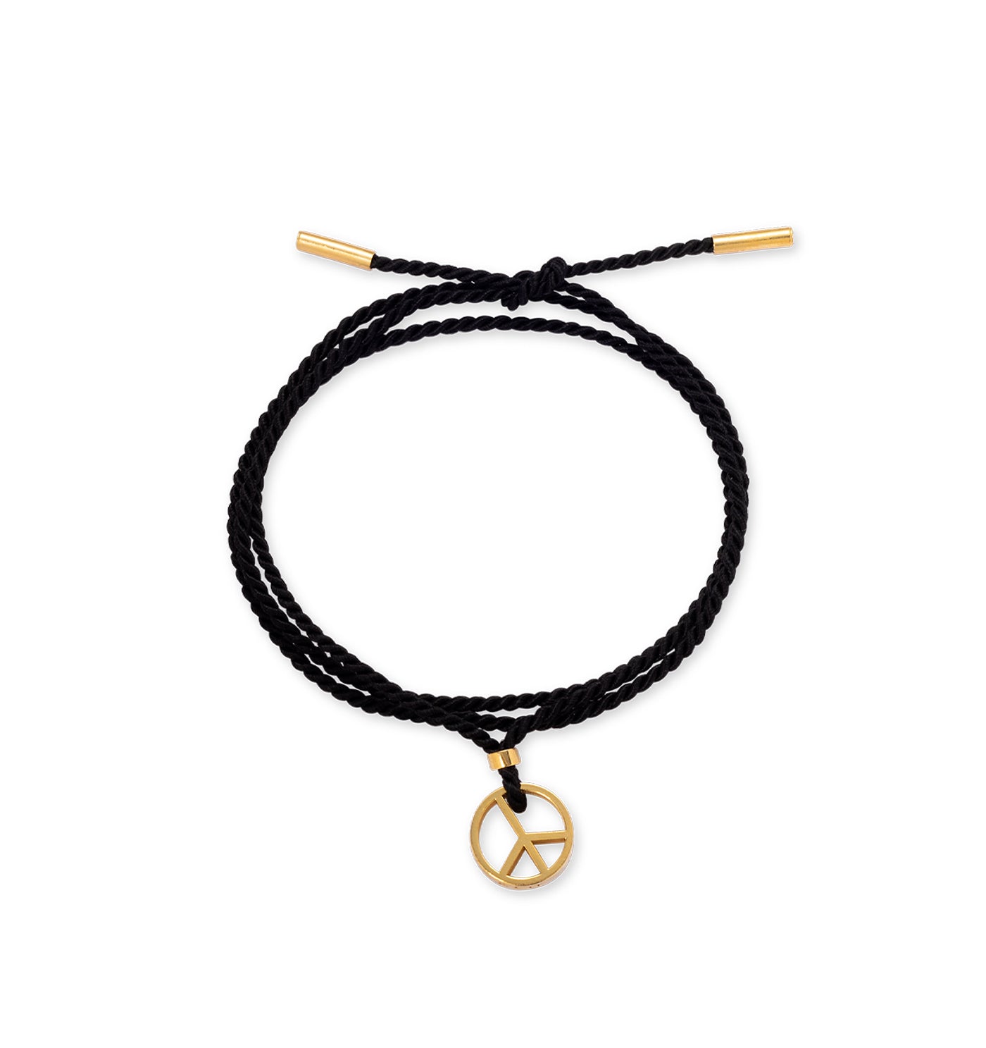 Hope Cord Necklace with gold-plated details