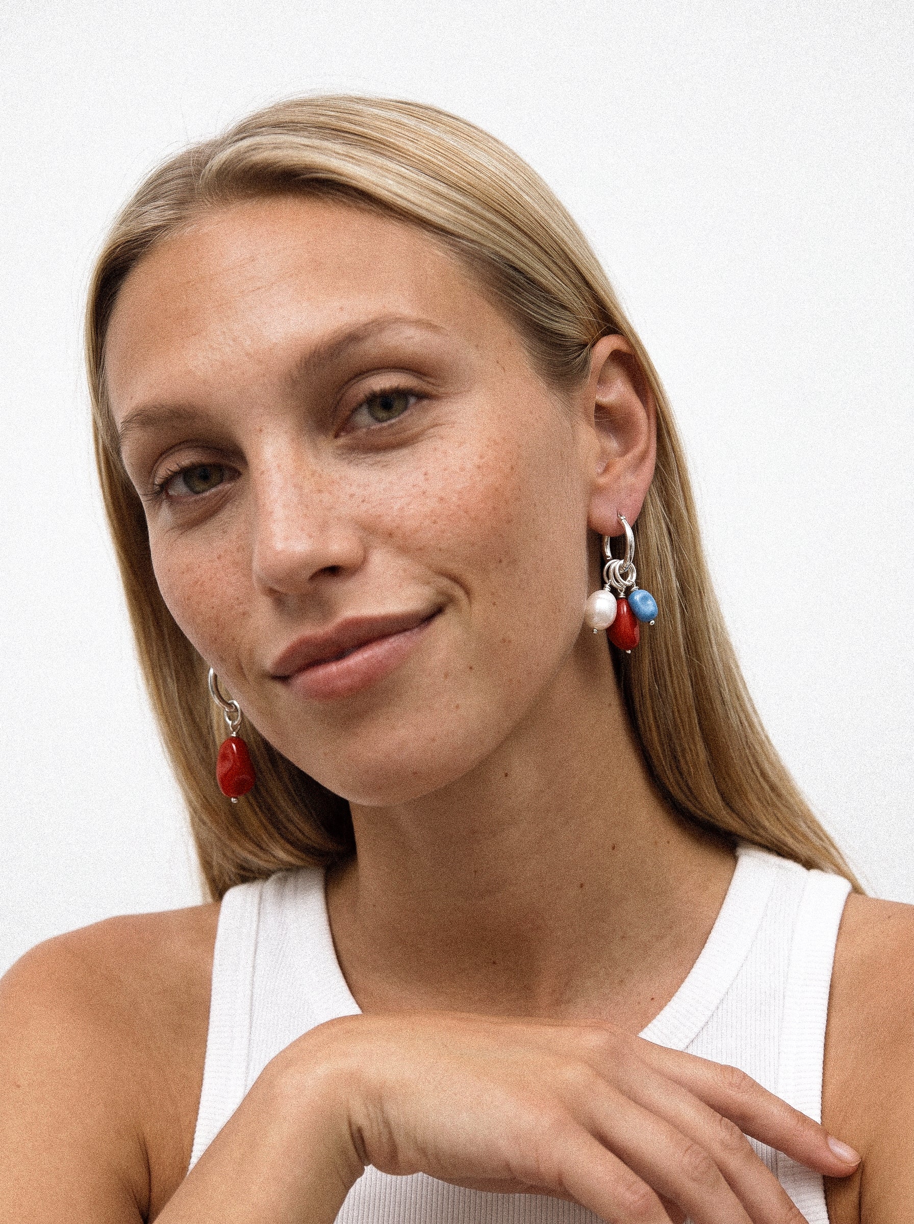 Boucles d'oreilles créoles argent petites 1