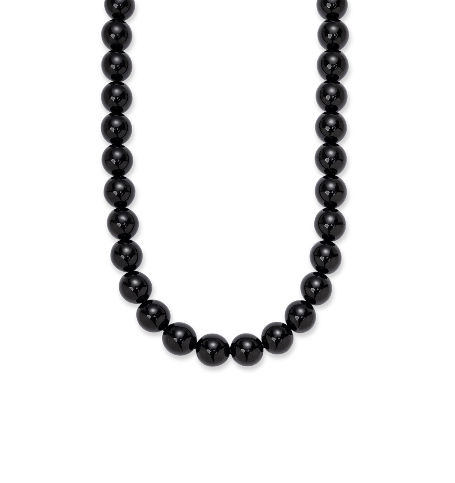 Splash Black Beads with gold-plated details