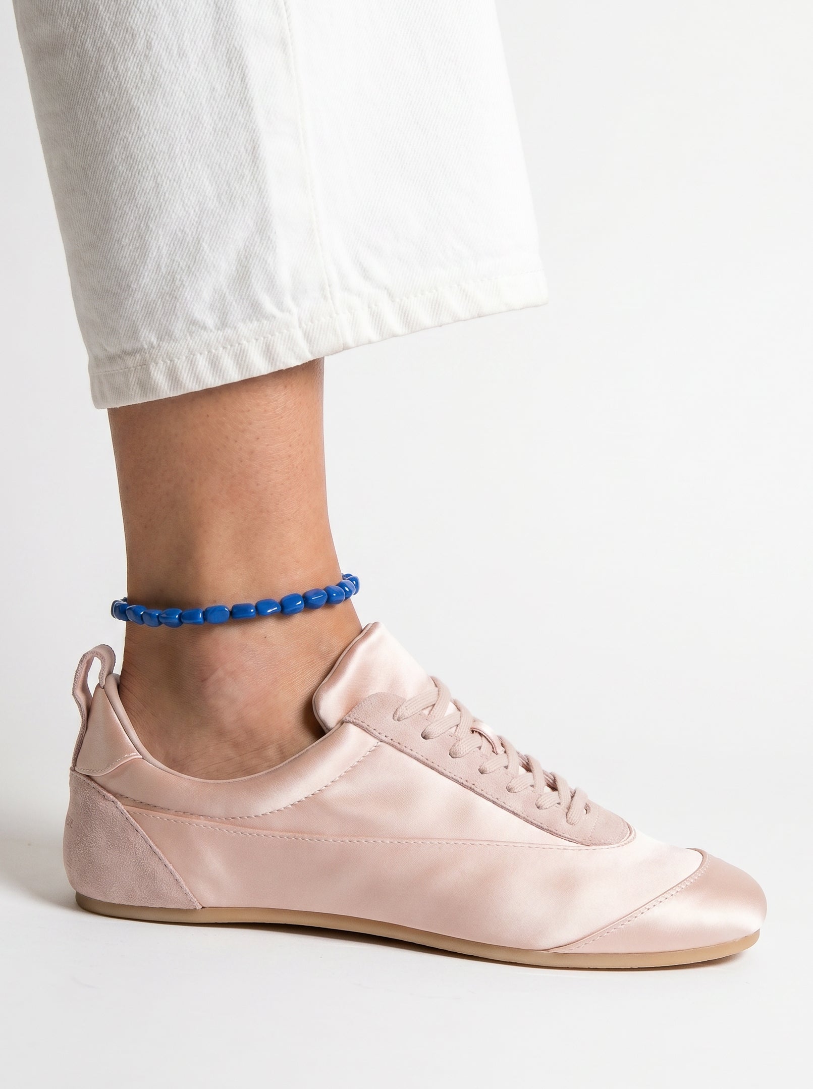 Blue ankle bracelet 1