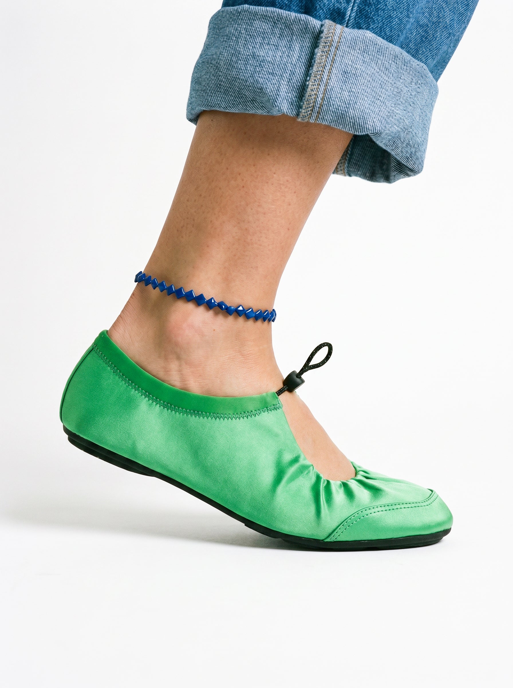 Navy blue ankle bracelet 1