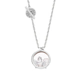Secrets Linum Twist Silver necklace