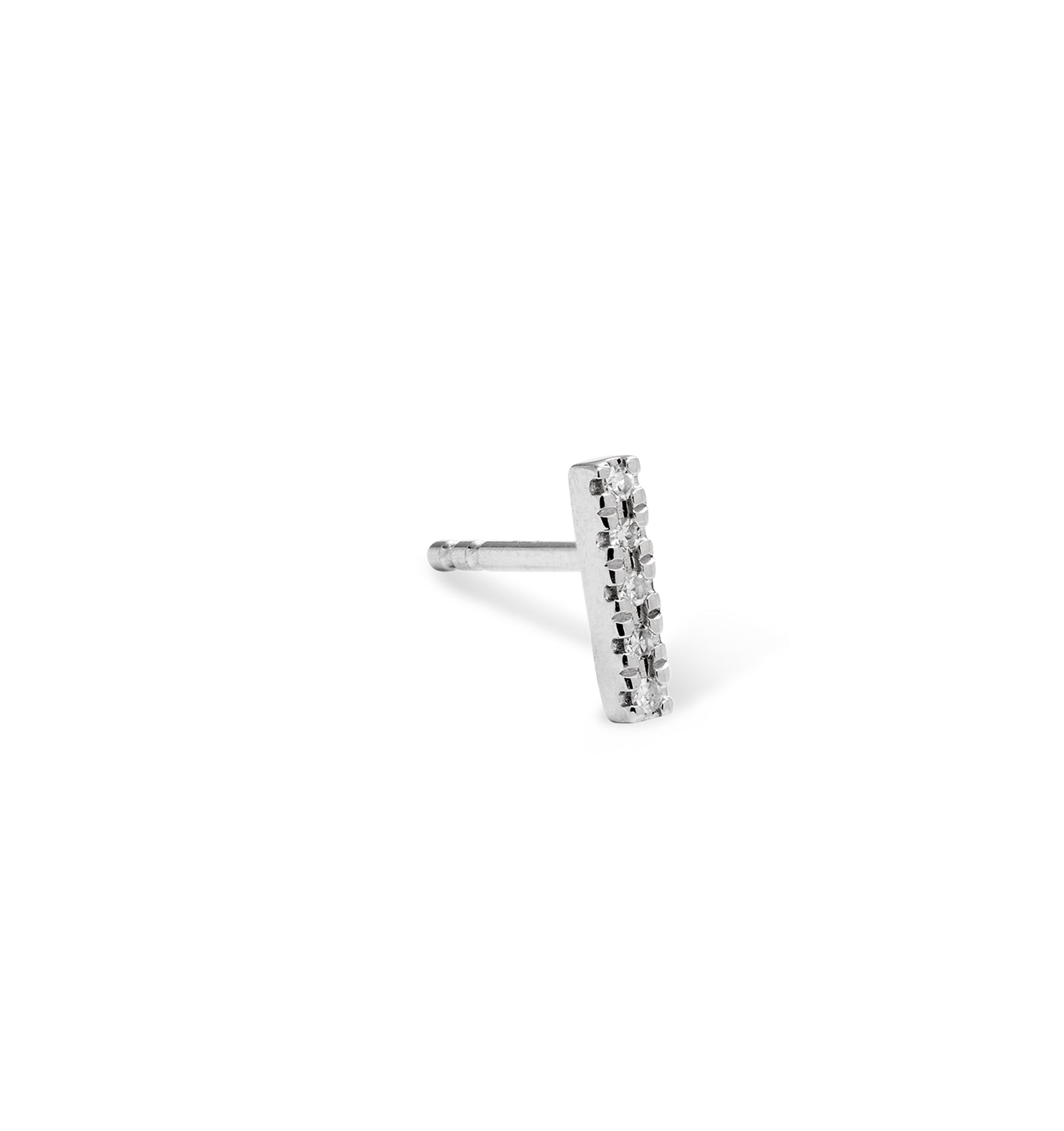 Earring Rigel in white gold