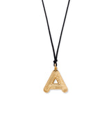 Letters Necklace with gold-plated details