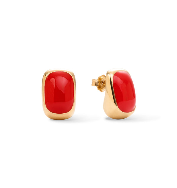 Alexis Red Earrings