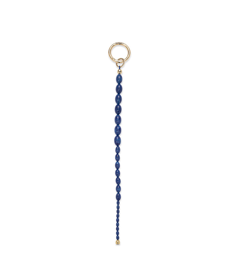 Navy blue handbag charm