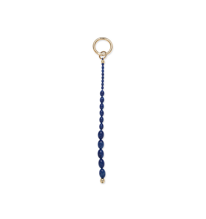 Blue mini resin keychain