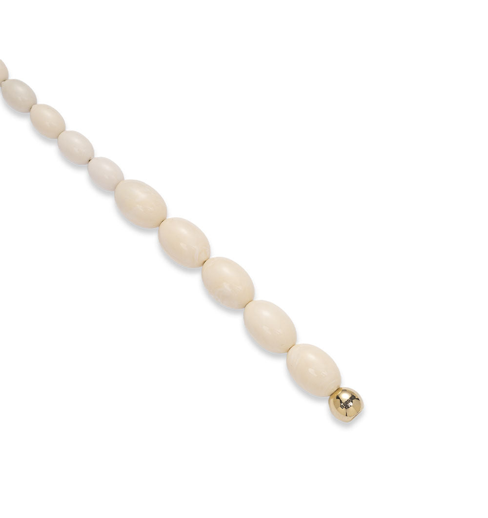 Cream resin handbag charm 2