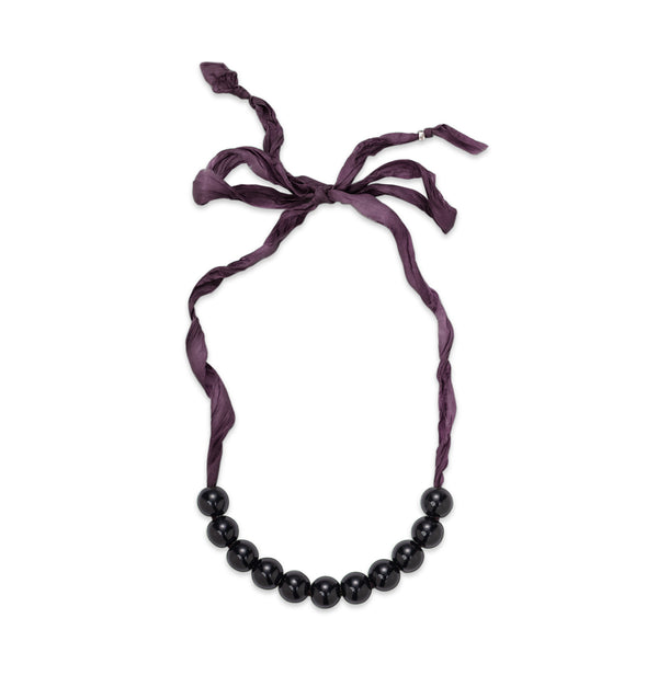 Korale Splash Bubbles Black Burgundy