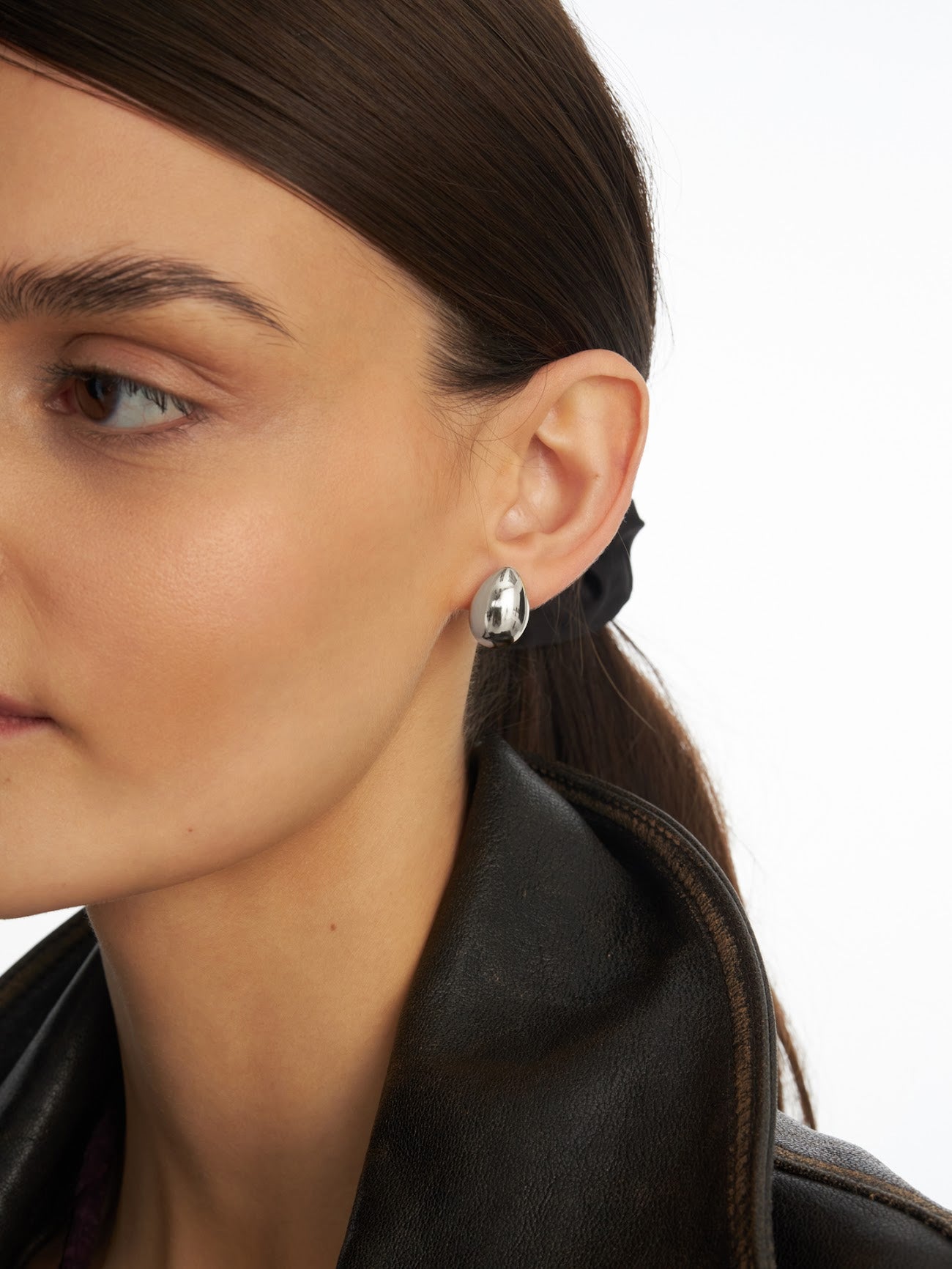Silver drop earrings 1