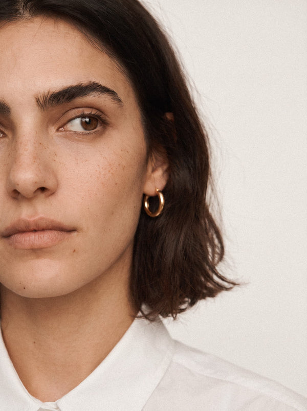 Maxi Hoop Earrings Gold Plated