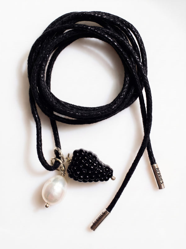 Necklace Cord Pops Set. 2 with silver details