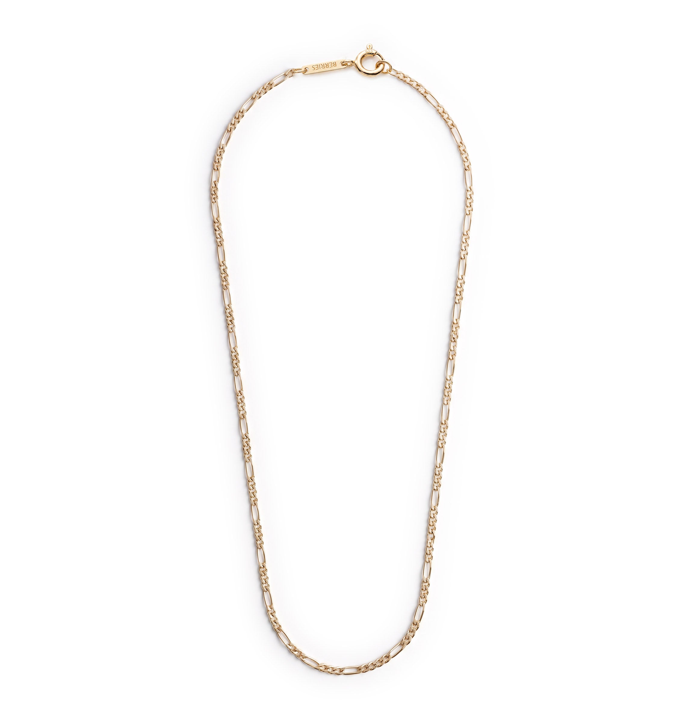 Figaro Chain Necklace Gold-plated