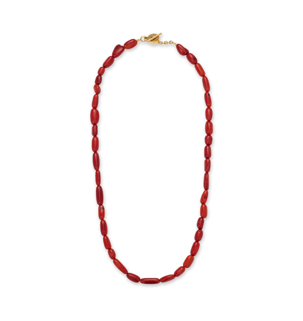 Natural Red Coral Necklace 2