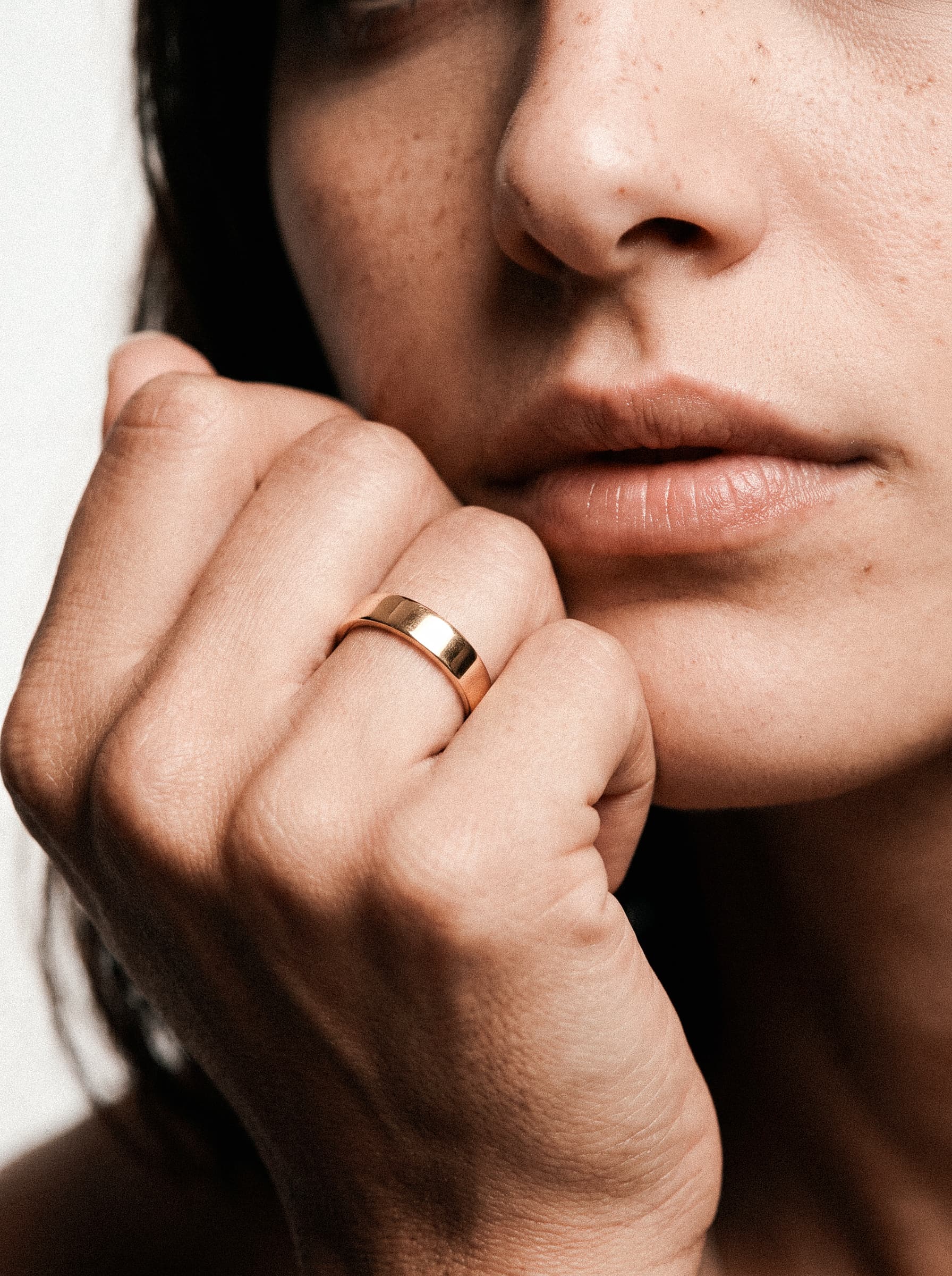 Basic Band Ring Gold Plated 3