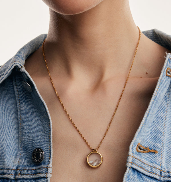 Collier torsadé Secrets Linum