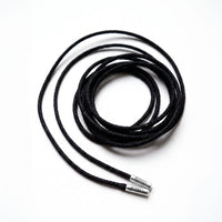 Naszyjnik Black Cord Silver