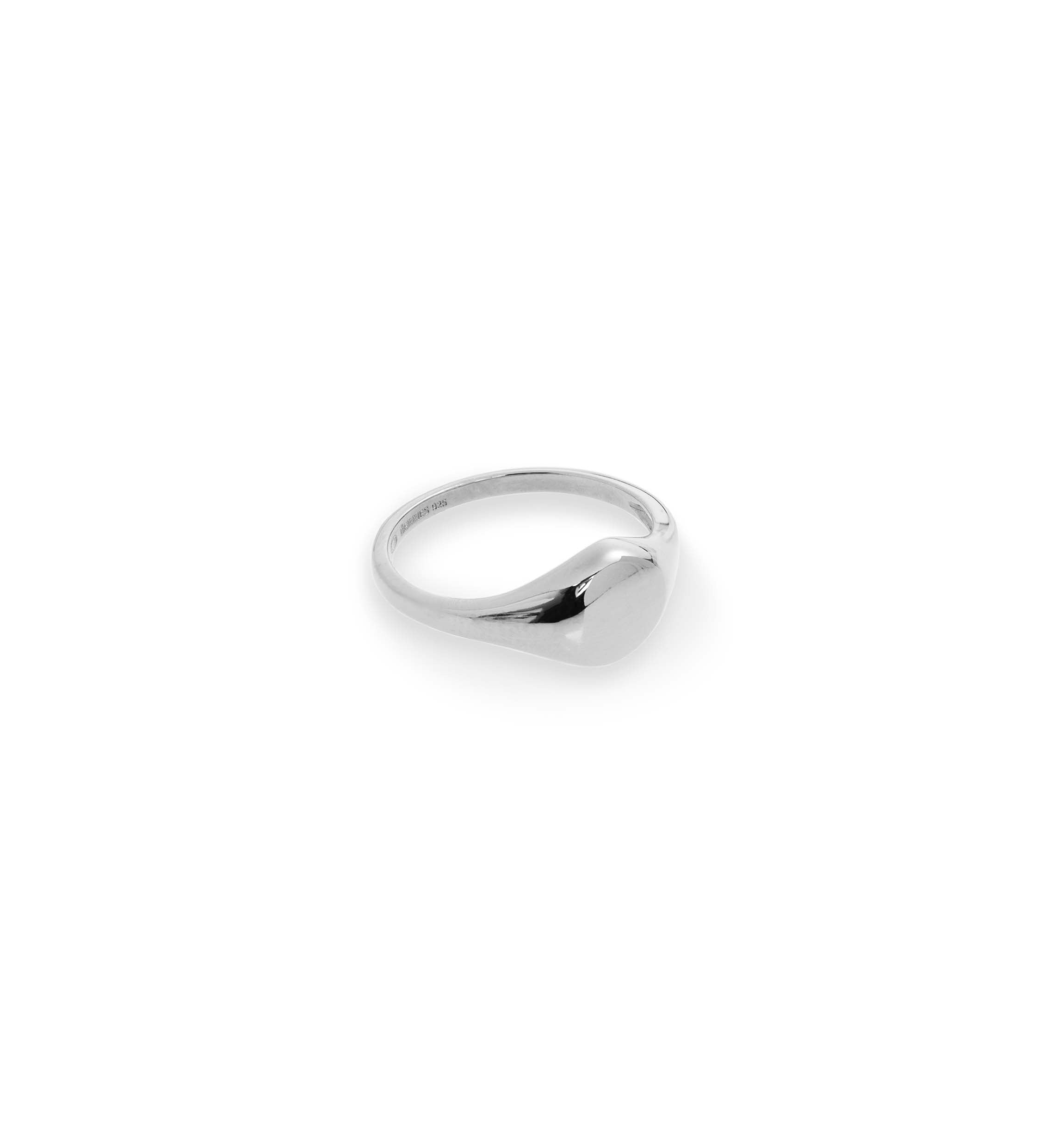 Mini Signet Ring Silver 2
