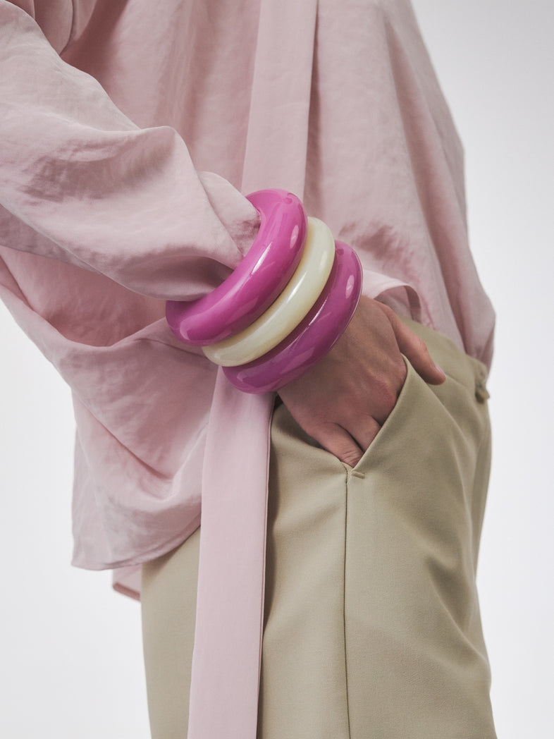  Połączenie bransoletki Ring Coconut z bransoletka Bangle Loop Lollypoop 