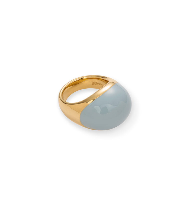  Large ring with blue enamel 2 