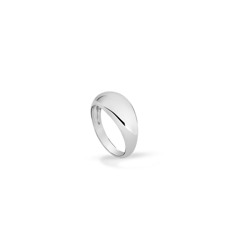 Srebrny minimalistyczny pierścionek